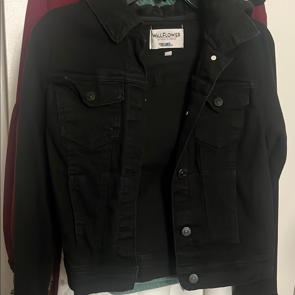 Willowflower Black Denim Jacket